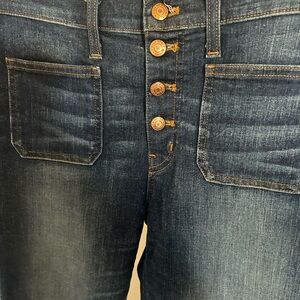 Stylish Blue Denim Jeans with Button Fly By POINT SUR ladies 29
